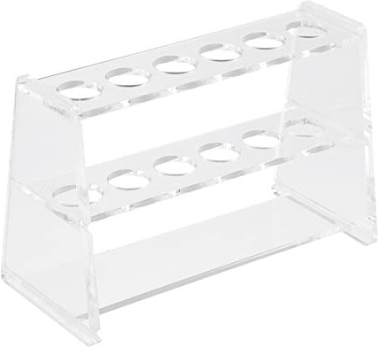 HOMOCONO Acryl-reagenzglasständer Reagenzglasständer Reagenzglashalter Mit Löchern Durchsichtiger Reagenzglasständer Reagenzglas-organizer Für Labor Und Schule