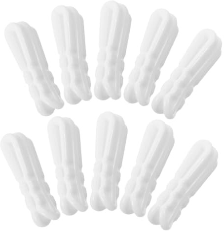 Ipetboom Clips Pour Paquet De Compression Universels, Lot De 10 Pinces 4 Pouces, Plastique Solide, Scelleurs Étanches Pour Paquet Sous Vide, Compatibles Rangement Textile Et Literie, Usage Domestique