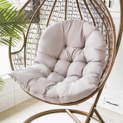 Cojín Silla Colgante Huevo, Silla De Huevo Colgante Silla De Columpio Cojín Grueso Nido, Hamaca Colgante Cojín Patio Jardín Columpio Balancín De Ratán,H
