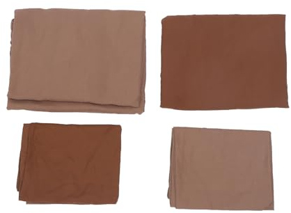 plplaaoo Juego de sábanas de 4 Piezas Juego de Ropa de Cama de algodón nórdico Suave de algodón nórdico