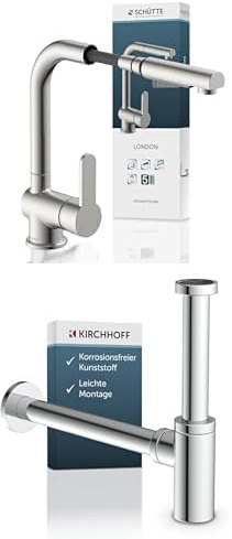 SCHÜTTE LONDON Küchenarmatur + Kirchhoff Design Siphon
