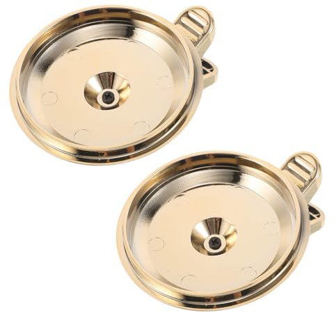 Garneck 2pezzi Portacandele in Metallo per Albero di Natale Clip per Candele Coniche Decorazioni da Tavola Accessori per Casa Clip per Portacandele Natalizio