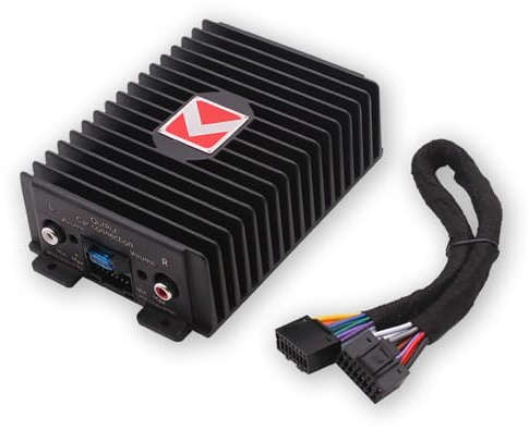 OEBUAFI 4-kanals Bilförstärkare, 80Wx4 Effektförstärkare med Ren Koppartransformator för Förbättrat Ljud, Plug and Play-anslutning, Kompatibel med de Flesta Bilar