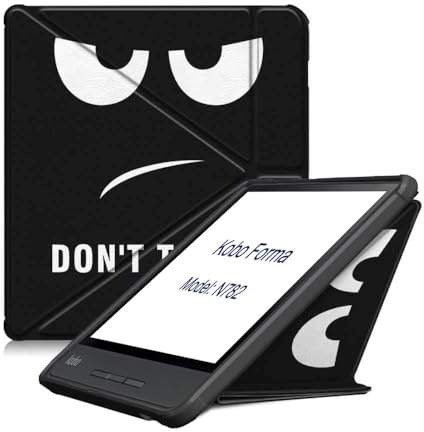 E-Reader Cover for Kobo Forma N782 8 inch (2018 Release Version),Ultra Slim Lightweight with Auto Sleep/Wake Up Function Folio Leather Case for KOBO Forma 2018 8 E-Book (YJ)