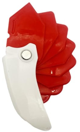Truosbis Herramienta Esparcidora de Silicona, Removedor de Lechada Reutilizable, Herramienta de Acabado de Sellador de Silicona para Nivelación Adhesiva, Rojo