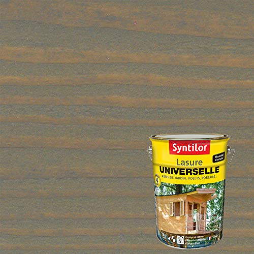 Syntilor - Lasure Universelle 4 Ans Gris Satiné 5L