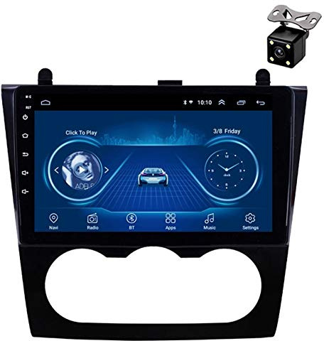 PLOKM Car Stereo Radio Video Autoradio Android Navigazione per Nissan Teana Altima 2008-2012 (MT) Supporto WiFi/BT Tethering Internet Android/iOS Mirror Linkpackage 2-4G+WiFi:1+16G
