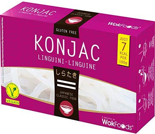 WOK FOODS - Shirataki Konjac Linguini, 12er pack (12 X 300 GR)