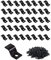 Tischbefestigung, Z Clips für Tischplatten, 40 Packungen (schwarz)