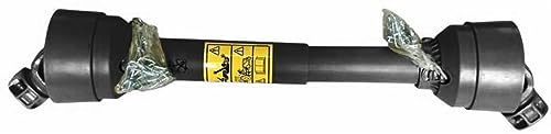 Ama Eje cardán Smart Line homologado CE Categoría 1 – Longitud 80 cm, perfil triangular, potencia 25 HP a 1000 rpm, amarillo