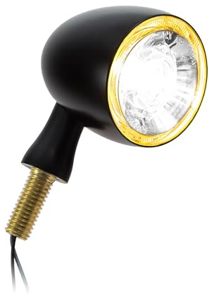 Kellermann Bullet 1000 PL LED Blinker mit Positionslicht schwarz vorn beidseitig Paar