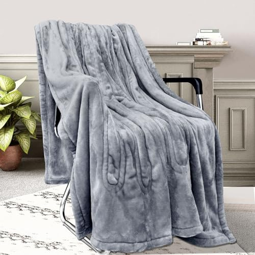 AdrreyuFny Coperta Elettrica, Coperta Riscaldata Termica 180x150cm, Coperta Matrimoniale con Flanella Riscaldamento Rapido 6 Temperature Personalizzata 5 Timer Protezione Surriscaldata Lavabile