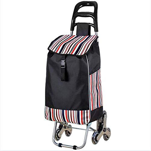 Chariot Caddie, Caddie Pliant sur Roues Caddie Grand Et Léger avec Sac Amovible, Capacité Max 50 Kg (A)