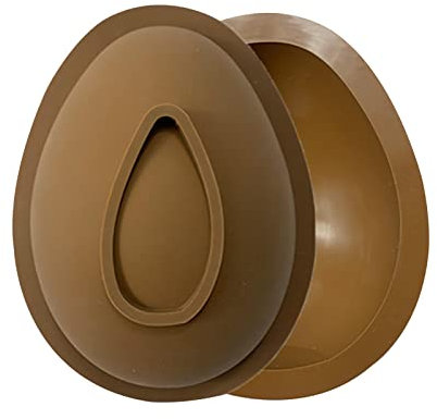 Stampo Per Uova Di Pasqua - Stampo Per Uova Di Pasqua, Silicone Per Uova Di Pasqua, Stampo Per Cioccolato In Silicone Per Uova, Strumenti Per La Cottura Fai Te Forniture Per Cucinare 18,2×14,5CM