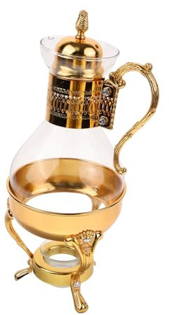 Cabilock 1 Ensemble Cafetière Ensemble Vintage Bouilloire Arabe Servant Bouilloire Vintage Cafetière Vintage Cafetière Rétro Style Cafetière Verre Bouilloire Arabe