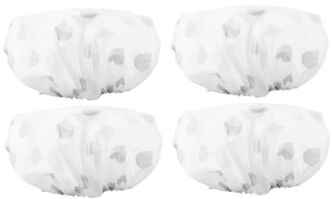 SHOWERORO 4pcs Elastic Bowl Covers for Bread Proofing Reusable Sourdough Protective Lids Food Bowl Covers for Fermentation and Material Flowers