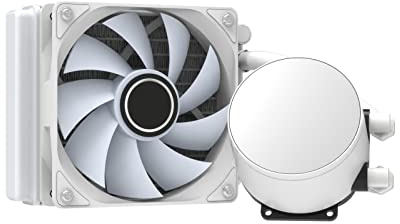 XAGMODSHN RGB - Enfriador de agua para CPU de 4 pines, radiador PWM, soporte multiplataforma, ventiladores hidráulicos, accesorios de refrigeración líquida para CPU