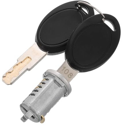 PAMINGONO Trailer Lock Cylinder for Rv Baggage Door and Storage Compartment Stainless Steel Replacement Lock for Camper Hatch and Water Fill Access