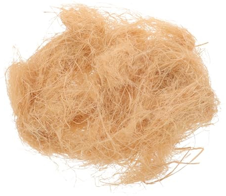 HOUDERCO 30G Matériaux pour'Oiseaux Naturels Matériel Nidification Oiseaux Sec Isolation Thermique Protection Hivernale pour Perroquets et Colibris