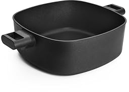 Woll Eco Logic QXR Kasserolle, viereckig mit 2 Seitengriffen - Induktiv -, 28 cm x 28 cm, 11 cm hoch - Geeignet für alle Herdarten, PFAS-frei, Antihaft-Versiegelung, Aluminiumguss, backofenfest
