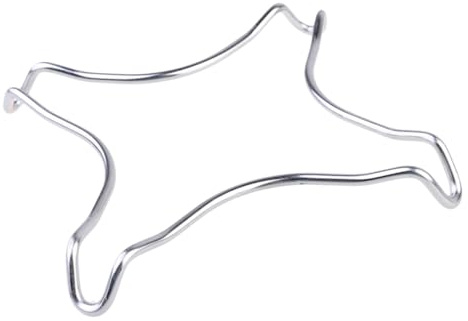 Angoily Gas Stove Rack for Home Kitchen Stainless Steel Small Pan Support Rack Practical Gas Stove Stand for Cooking Scenario Household Kitchen Supplies