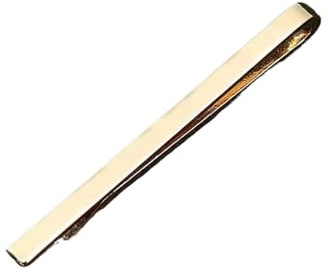 Slipsnål enkla slipsklämmor män metall slips daglig affärs högtid ceremoni slipsnål pin fest smycken tillbehör, En Storlek, Agarträ, Ingen ädelsten