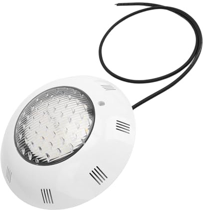 KIMISS Luces LED para Piscina AC12V - Iluminación Subacuática Sumergible Montada en la Pared Impermeable IP68 para Piscinas Paisajísticas (Blanco 9W)