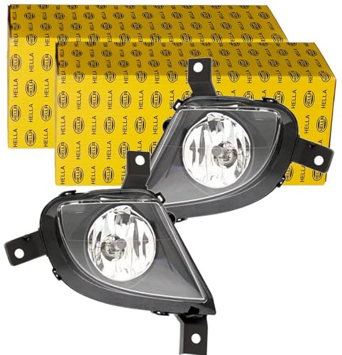 2x Hella Nebelscheinwerfer Satz | 1N0 010 084-011 + 1N0 010 084-021 Kompatibel mit 3 (E90),3 Touring (E91)