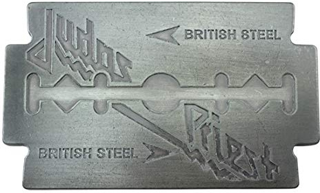 Shirtmatic Judas Heavy Metal British Steel Priest Razor Band Buckle Boucle de ceinture Truemetal Rock