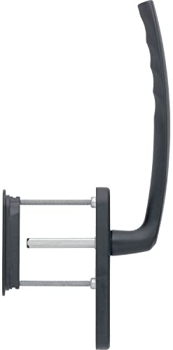 bybyhome 11798087, schwarz matt HOPPE Hebeschiebegarnitur ATLANTA mit Muschelgriff UG, L 285 mm