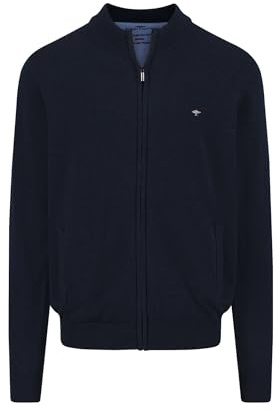 FYNCH-HATTON Strickjacke aus Baumwolle mit Stehkragen Navy/XL