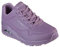Skechers Uno Stand On Air, Zapatillas Mujer, Purple Durabuck Mesh, 37 EU