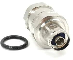 Elecbee N Connector Male for 7/8 Coaxial Cable Straight Waterproof Clamp for Cable