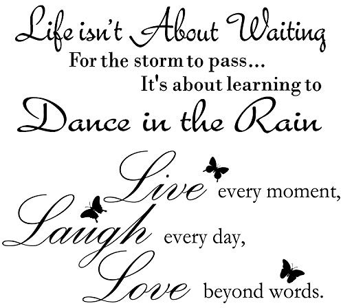 2 Sheets Motivational Wall Quote Stickers Inspirational Butterfly Decor