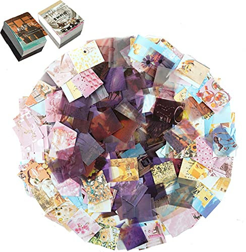 NAESM 800 Stück Scrapbook Material Papier,Vintage Journaling Supplies Scrapbooking Material Papier Landschaft,Natürliche Sammlung Art Craft Supplies DIY Dekoratives Briefpapier für Scrapbooking......…