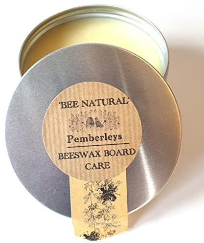 'Bee Natural' & 'Vegan Naturally' All in one Wax Chopping Board Care - Pemberleys of Baker Street (Beeswax, 250ml)