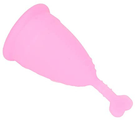Menstruationstasse, Tragbare, Herzförmige, Weiche Menstruationstasse für Frauen für die Heimreise (Rosa)