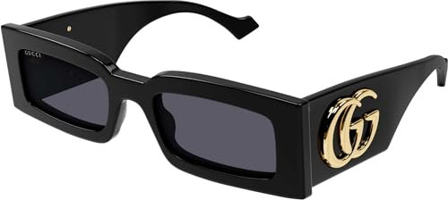 Gucci GG1425S-001-54 - Occhiali da sole Femminile - Brillante Solid Black