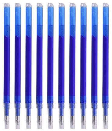 10 teiliges Set frixion ersatzmine blau 0.7mm,kugelschreiber stifte pilot stift radierbarer,radierbar pen tintenroller,gelschreiber radierbare erasable,mit stabilo zum pelikan pens radiergummi