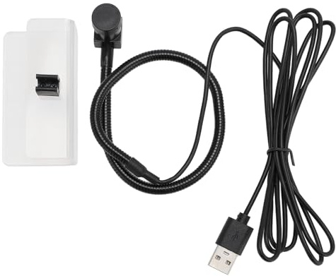 Topiky PC Center Cam, Webcam con Schermo Centrale da 8 MP con Microfono Integrato Webcam USB Center con Fuoco Fisso per PC Portatile, Chip CMOS IMX179, Compatibile con Zoom, Skype,
