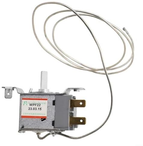 Sandyseptember Termostato para frigorífico y congelador, controlador de temperatura de refrigerador, interruptor de termostato mecánico, termostato mecánico