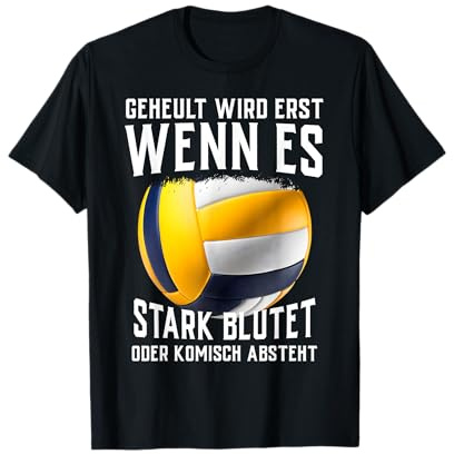 Volleyball Geschenk Damen Herren Beach Volleyballerin T-Shirt