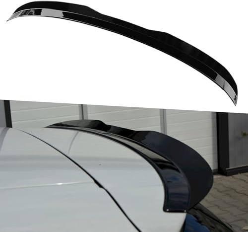 FCNNYBF Auto Spoiler Posteriore per Opel Corsa E Hatchback 2014 2015 2016 2017 2018 2019, Auto Spoiler Posteriori sul Tetto Tronco Spoiler Lip Auto Accessori Styling,Black
