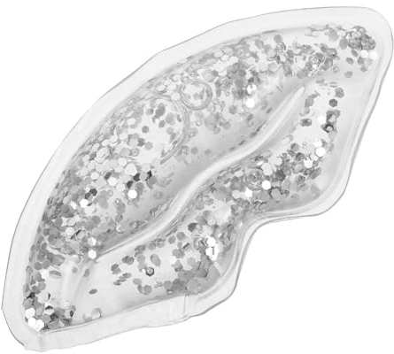 DEARMAMY Impacco Freddo in Gel Riutilizzabile Forma Labbra Cuscinetto Rinfrescante Per Occhi Impacco Freddo Per Labbra Per Occhi Compressa in Gel Per Del e Trattamento Gonfiore