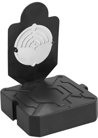 Supporto per Bersaglio di Tiro Mini, Porta Bersagli da Tiro in Acciaio Inossidabile con Base, Target di Bersagli di Addestramento per Esercitazioni al Chiuso e all'Aperto