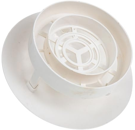 DIKACA PVC Roof Vent Caps Rainproof Chimney Cowl Cover for Ventilation Pipes Rain Cap Hood Protector for Roof Chimney and HVAC Ventilation