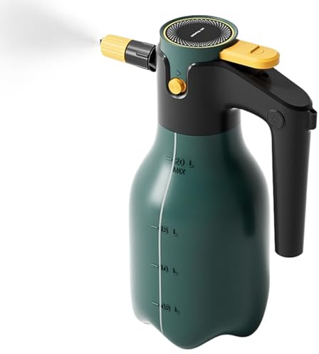 Cannone In Schiuma: Spruzzatore Con Tubo Da Giardino, Spruzzatore Con Pompa Ricaricabile | Strumento Di Irrigazione Portatile 2L, Bollitore Per La Pulizia Portatile, Design Ugello Regolabile, Facile