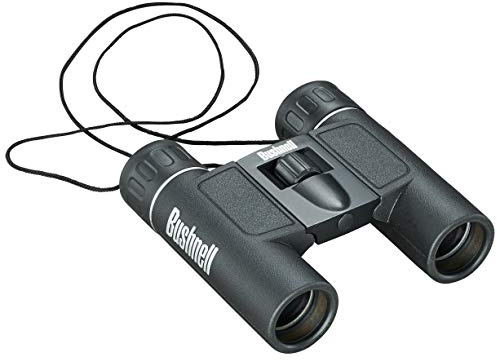Bushnell – Powerview – 12 x 25 – svart – takprisma – Insta-Focus – justerbar diopter – extrem robusthet – fågelskådning – sightseeing – resor – kompakt kikare – 131225