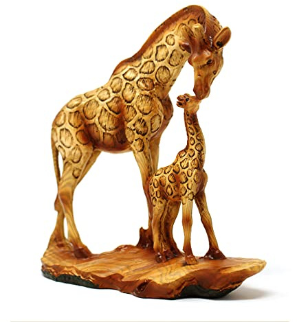 Thorness Accattivante ornamento decorativo a forma di giraffa e vitello, con graziosa giraffa, regalo per donne, uomini, ragazze, ragazzi, giraffe, amanti, compleanno, amicizia, regalo per amanti