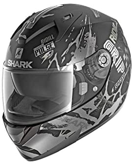 SHARK Motorradhelm RIDILL 1.2 DRIFT-R MAT KAS, Schwarz/Grau, S